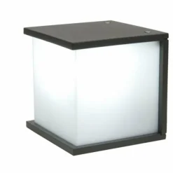 Luminaires Lutec Applique extérieure LUTEC CUBE Anthracite, 1 lumière