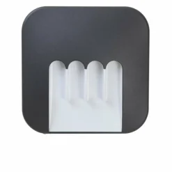 Luminaires Lutec Applique extérieure LUTEC MASK LED Anthracite, 4 lumières