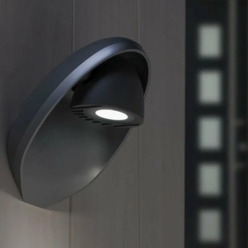 Luminaires Lutec Applique extérieure LUTEC EGGO LED Anthracite, 3 lumières