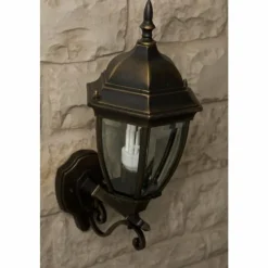 Luminaires Rustiques-Luminaires Rabalux Applique extérieure Rabalux Toronto Transparent, 1 lumière