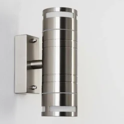 hofstein Applique extérieure Selve Acier inoxydable, 2 lumières