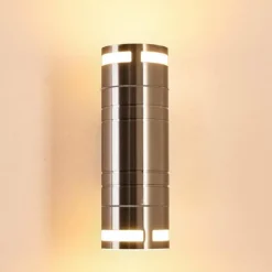 hofstein Applique extérieure Selve Acier inoxydable, 2 lumières