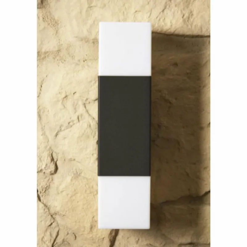 Luminaires Trio applique extérieure Trio HUDSON Noir, 2 lumières