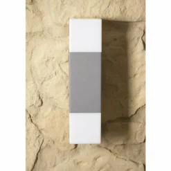 Luminaires Trio applique extérieure Trio HUDSON Acier inoxydable, 2 lumières