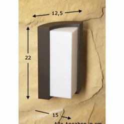 Luminaires Trio applique extérieure Trio SUEZ LED Noir, 1 lumière