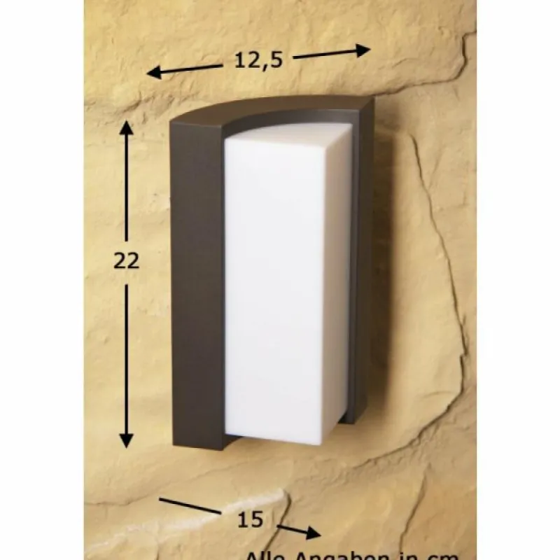 Luminaires Trio applique extérieure Trio SUEZ LED Noir, 1 lumière