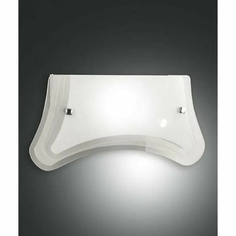 Luminaires Fabas Luce Applique Fabas Luce MILTON Chrome, 1 lumière