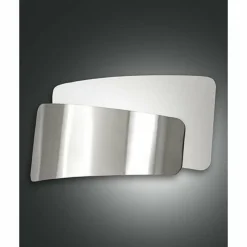 Luminaires Fabas Luce Applique Fabas Luce SLANE Nickel mat, 1 lumière