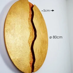 Lampes Dorées-Luminaires Holländer Applique Holländer ERUPTION LED Or, Rouge, 1 lumière