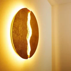 Lampes Dorées-Luminaires Holländer Applique Holländer ERUPTION LED Or, Rouge, 1 lumière