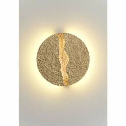 Lampes Dorées-Luminaires Holländer Applique Holländer ERUPTION LED Or, Rouge, 1 lumière