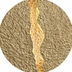 Lampes Dorées-Luminaires Holländer Applique Holländer ERUPTION LED Or, Rouge, 1 lumière