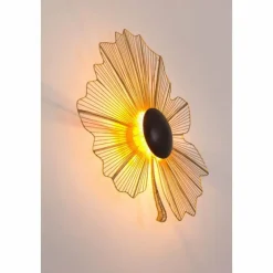 Lampes Dorées-Luminaires Holländer Applique Holländer Tremolo Brun, Or, Noir, 1 lumière