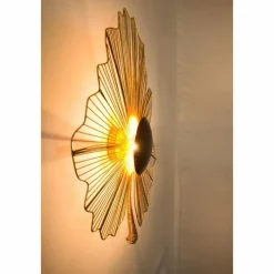 Lampes Dorées-Luminaires Holländer Applique Holländer Tremolo Brun, Or, Noir, 1 lumière