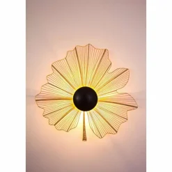 Lampes Dorées-Luminaires Holländer Applique Holländer Tremolo Brun, Or, Noir, 1 lumière