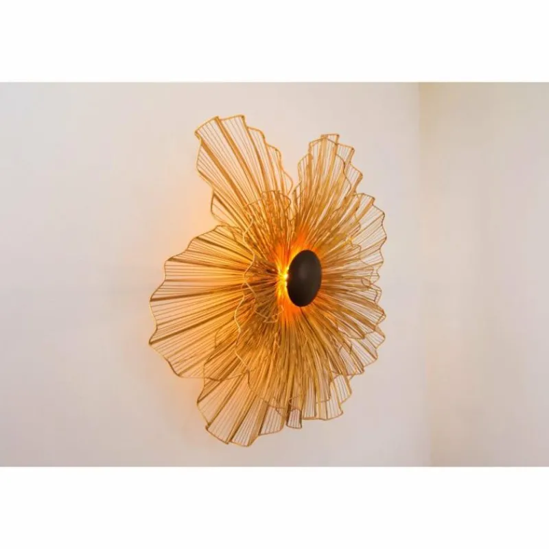 Lampes Dorées-Luminaires Holländer Applique Holländer Tremolo Brun, Or, Noir, 3 lumières