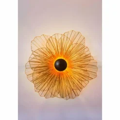 Lampes Dorées-Luminaires Holländer Applique Holländer Tremolo Brun, Or, Noir, 3 lumières