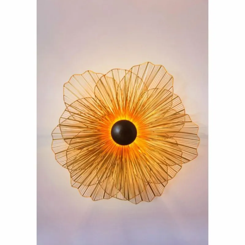 Lampes Dorées-Luminaires Holländer Applique Holländer Tremolo Brun, Or, Noir, 3 lumières