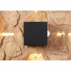 Luminaires Lutec Applique LED Moderne Anthracite, 4 lumières