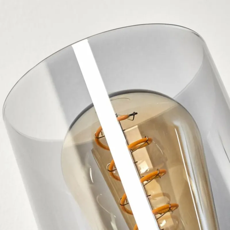 Suspension Verre Fumé-hofstein Applique murale Amignon Écru, Noir, 1 lumière