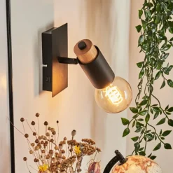 Luminaires Scandinaves-hofstein Applique murale Brenier Noir, 1 lumière