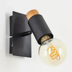 Luminaires Scandinaves-hofstein Applique murale Brenier Noir, 1 lumière