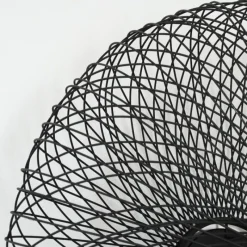 Style Boho-Chic-hofstein Applique murale Brooker Noir, 1 lumière