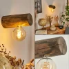 Style Boho-Chic-hofstein Applique murale Canedo Bois foncé, 1 lumière