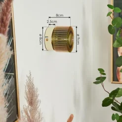 Luminaires Orientaux-hofstein Applique murale Cantoni Or, 1 lumière