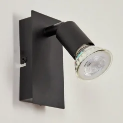 hofstein Applique murale Castillo Noir, 1 lumière