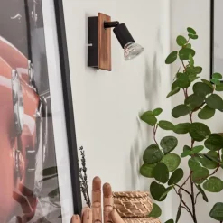 hofstein Applique murale Castillo Écru, Noir, 1 lumière