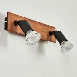 hofstein Applique murale Castillo Écru, Noir, 2 lumières