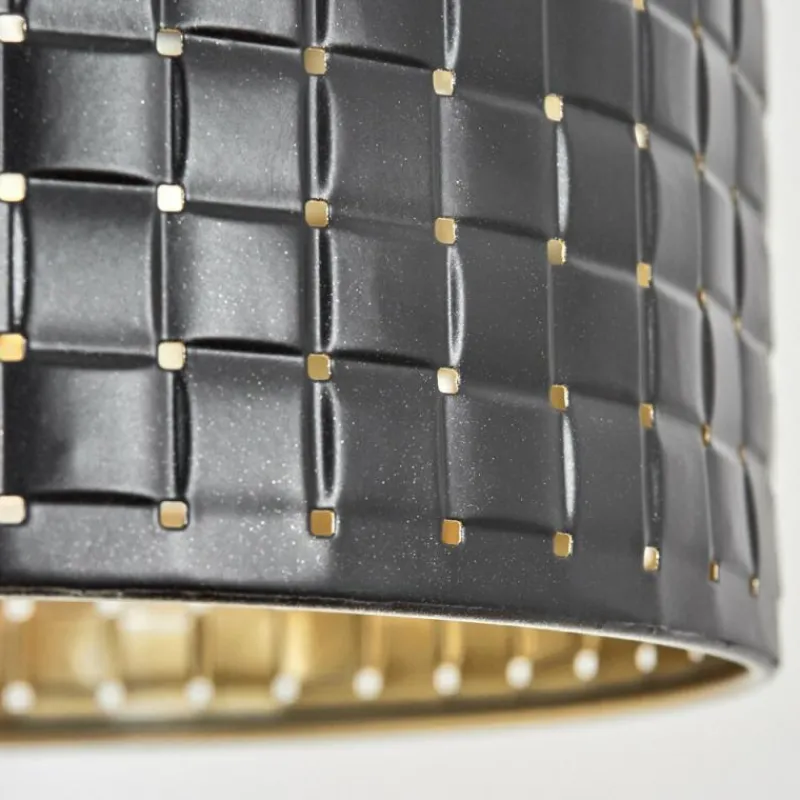 Lampes Dorées-hofstein Applique murale Chabian Brun, Couleur bois, Noir, 1 lumière