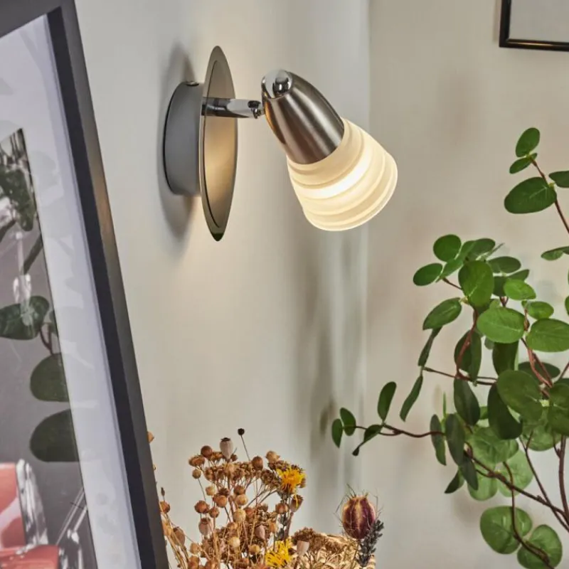 hofstein Applique murale Chapod Nickel mat, 1 lumière