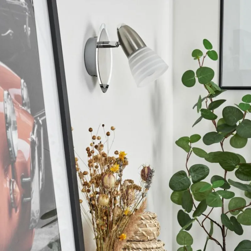 hofstein Applique murale Chapod Nickel mat, 1 lumière