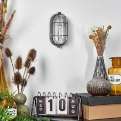 hofstein Applique murale Chaquire Gris, 1 lumière