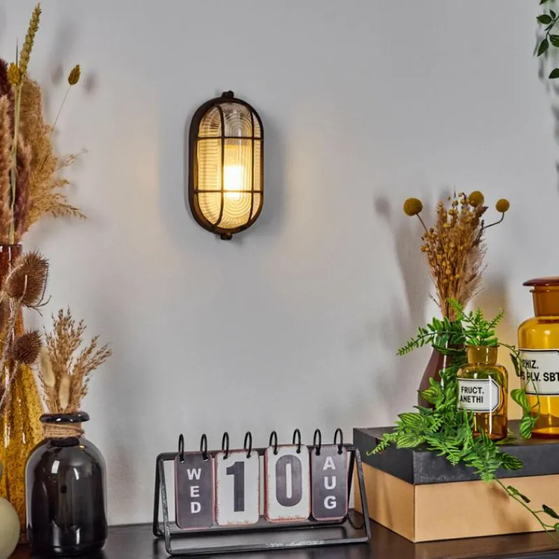 hofstein Applique murale Chaquire Brun, Rouille, 1 lumière