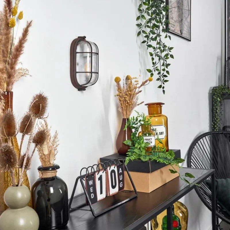 hofstein Applique murale Chaquire Brun, Rouille, 1 lumière