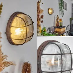 hofstein Applique murale Chaquire Brun, Rouille, 1 lumière