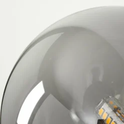 Suspension Verre Fumé-hofstein Applique murale Chehalis LED Noir, 2 lumières