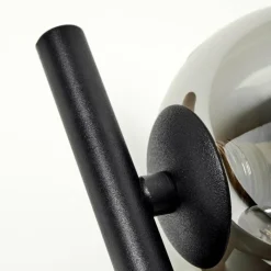 Suspension Verre Fumé-hofstein Applique murale Chehalis LED Noir, 2 lumières