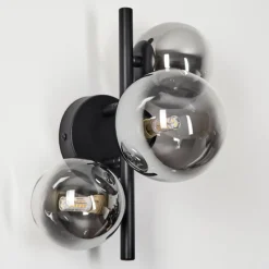 Suspension Verre Fumé-hofstein Applique murale Chehalis Noir, 3 lumières