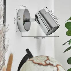 hofstein Applique murale Douarnenez Chrome, 1 lumière