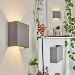 Luminaires Scandinaves-hofstein Applique murale Flot Gris, 1 lumière