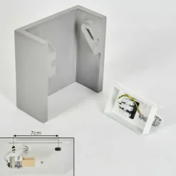 Luminaires Scandinaves-hofstein Applique murale Flot Gris, 1 lumière