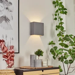 Luminaires Scandinaves-hofstein Applique murale Flot Gris, 1 lumière