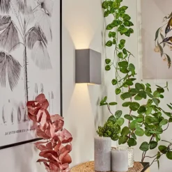 Luminaires Scandinaves-hofstein Applique murale Flot Gris, 1 lumière