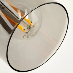 Suspension Verre Fumé-hofstein Applique murale Hunouri Noir, 1 lumière