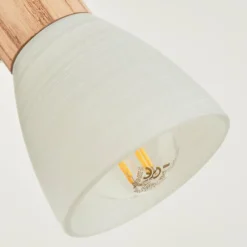 hofstein Applique murale Icalma Bois clair, Nickel mat, 1 lumière