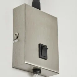 hofstein Applique murale Javel Nickel mat, Noir, 1 lumière